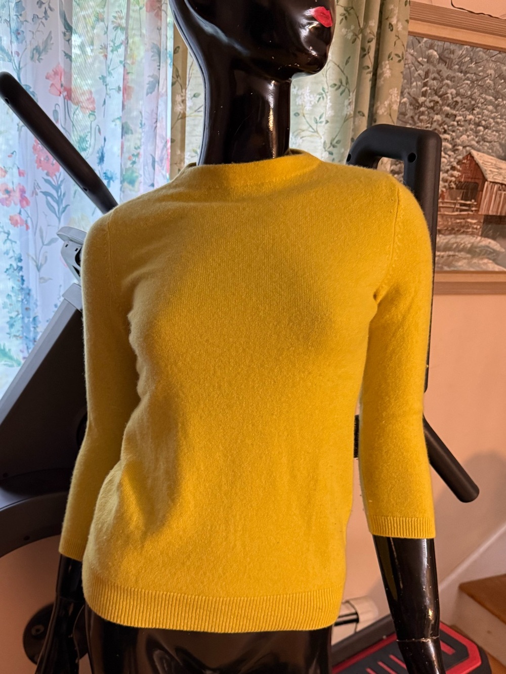 Talbots Golden Yellow Crewneck Sweater